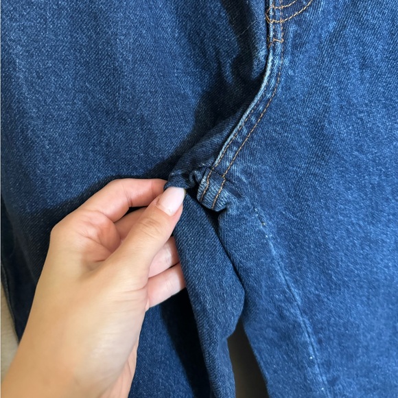 Free People Over The Rainbow Flare Jeans High Waisted Blue Women's Size 27 - Picture 7 of 11